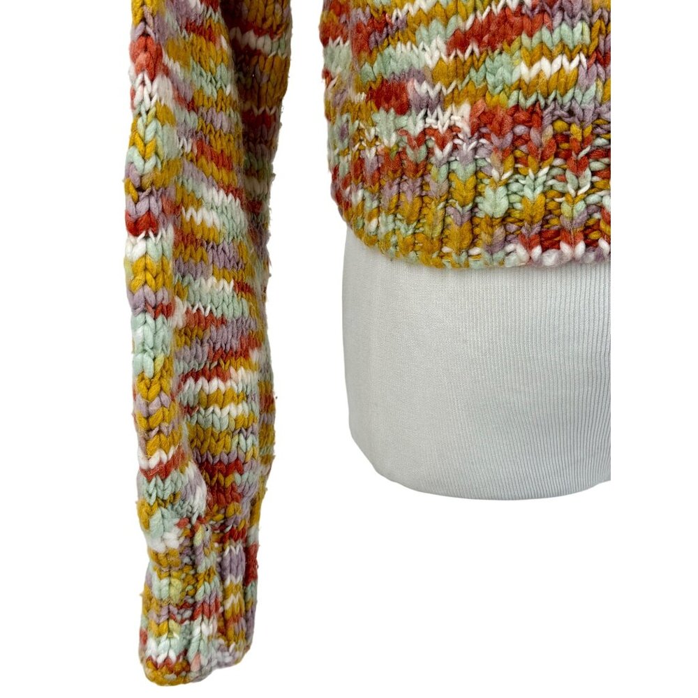Wild Fable Multicolored Rhinestone Button Front Cardigan Knit| Boho Indie Sleaze - Picture 9 of 16